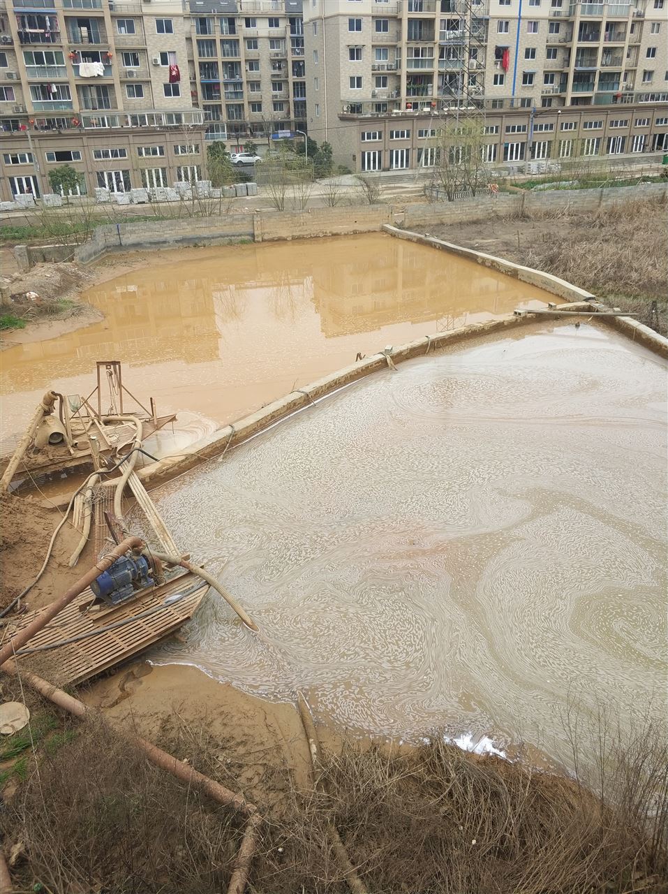 龙湾沉淀池淤泥清理-厂区废水池淤泥清淤