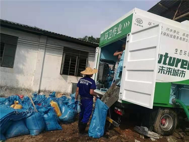 龙湾工业污泥压干处理